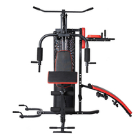 Appareil de musculation multifonction pour la maison avec presse pectorale, pulldown dorsal et extension des jambes pour un entraînement complet du corps
