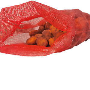 Sacs tubulaires en PP Leno robustes de 50 kg pour oignons et pommes de terre, sacs en filet PE avec cordon de serrage, personnalisation acceptée - Product Image 4