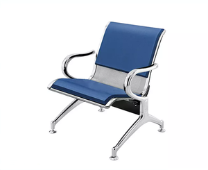 Chaises longues modernes 3 places en métal à prix économique pour les écoles, les conférences et les hôpitaux pour les sièges publics - Product Image 5