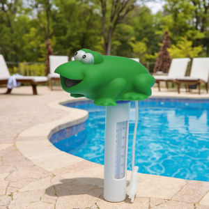 Neuankömmling BN Schwimmbad Schwimm thermometer <span class=keywords><strong>Cool</strong></span> Style Wasser temperatur Reinigungs becken Thermometer Frosch Mit Schnur - Product Image 1