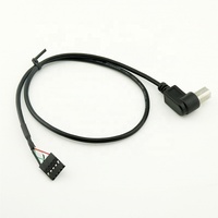 USB 2.0 Type B mâle Dupont 5 broches femelle câble d'en-tête 3A charge rapide pur cuivre PVC veste tresse carte mère imprimante d'ordinateur