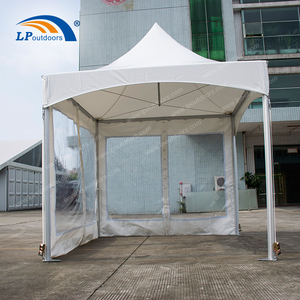 Lều Trắng NGOÀI TRỜI 3x3M 4x4m 5x5m bên nhỏ có thể kết nối gazebo bên khung lều cho các sự kiện tạm thời ngoài trời - Product Image 6