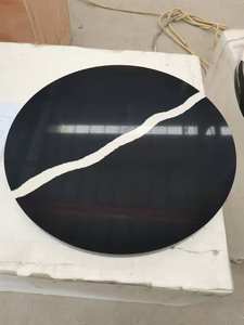 Encimera de Cuarzo Negro de Estilo Moderno y Encimera de Baño de Piedra Artificial, Precio Bajo, Calidad Garantizada, Garantía de por Vida, Tamaño Personalizado - Product Image 3