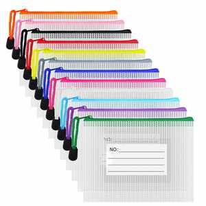 Carpeta de Archivo Transparente Impermeable A4 con Cierre, Organizador de Documentos de Plástico para Oficina, Escuela, Exámenes y Almacenamiento de Papeles - Product Image 4