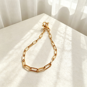 Metal Paperclip Keychain Extension Chain, Gold Bag Strap Connector, Detachable Purse & <b>Key</b> Charm - Product Image 5
