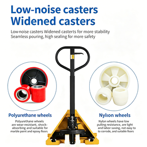 Palet Jack Manual Tugas Berat Bersertifikasi CE 2.5 Ton 2 Ton Hubwagen Forklift Manual Harga Terjangkau untuk Mengangkat Beban - Product Image 2