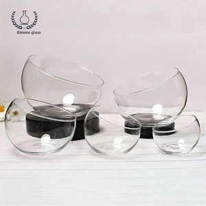 DF Transparent Beveled Glass Slant Mouth <b>Fish</b> for <b>Vase</b> Office Desktop Decoration Moss Landscaping Ecological Micro Landscape - Product Image 5