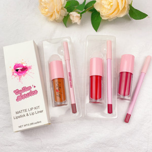 <span class=keywords><strong>Crayon</strong></span> à lèvres longue durée <span class=keywords><strong>rouge</strong></span> à lèvres 2 en 1 set de <span class=keywords><strong>rouge</strong></span> à lèvres liquide <span class=keywords><strong>mat</strong></span> de marque privée set de brillant à lèvres - Product Image 2