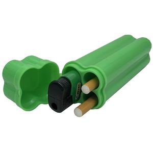 Étui de voyage portable tout-en-un étanche et anti-odeur pour kit de fumeur, pouvant contenir un briquet et deux cigarettes - Product Image 2