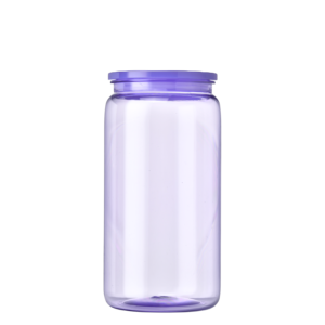 Vaso Reutilizable Transparente de Acrílico de 16oz Libre de BPA con Tapa y Pajita para Envolturas de Vinilo y UV DTF, Disponible en Almacén de EE. UU. - Product Image 4