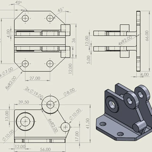 บริการออกแบบแบบร่าง 3 มิติ ด้วยโปรแกรม AutoCAD ของ Shayken บริการออกแบบอุตสาหกรรม บริการไฟล์ออกแบบ 3 มิติ รูปแบบ STP STL - Product Image 1