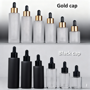 Botellas <span class=keywords><strong>de</strong></span> Vidrio Esmerilado para Aceites Esenciales Cosméticos al por Mayor, <span class=keywords><strong>de</strong></span> 20ml a 80ml, con Goteros <span class=keywords><strong>de</strong></span> Rosca para Sueros para el Cuidado <span class=keywords><strong>de</strong></span> la Piel - Product Image 4