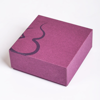 Boîtes à bijoux personnalisées en papier rigide avec insert en velours pour bagues, boucles d'oreilles et colliers, avec finition dorée
