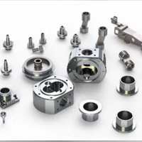 Composants de précision en acier usinés CNC, modèle Vpmex 7 personnalisé, pour machines industrielles