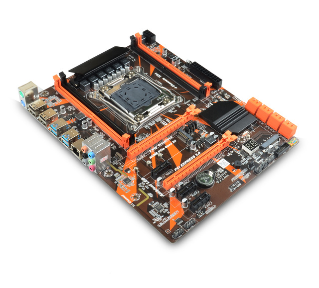 X99 D4 Motherboard Slot LGA2011-3 USB3.0 NVME M.2 SSD Support DDR4 REG ECC Memory and Inter Xeon E5 V4 V3 Processor