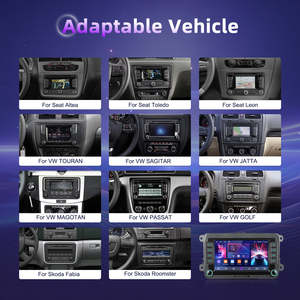 Radio para Auto Podofo 2+32G de 7 Pulgadas con Android, Carplay y Android Auto para VW/Polo/Skoda/Scirocco/<span class=keywords><strong>Caddy</strong></span>/Beetle T5, Autoradio de Fábrica - Product Image 4