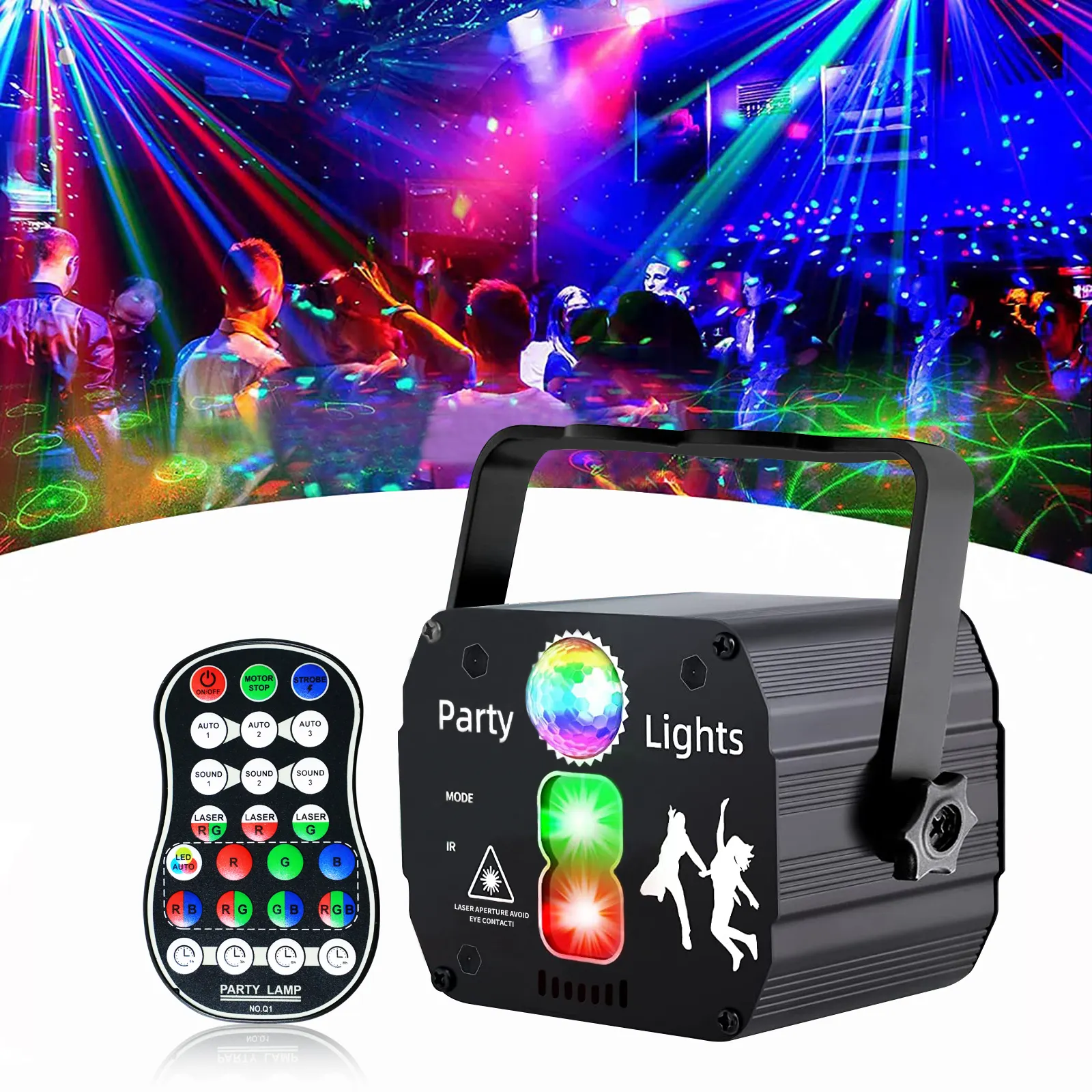 LED Christmas decorations Mini theme laser lights wedding holiday party lights outdoor customizable Jibbitz starlight