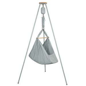 <span class=keywords><strong>Hamaca</strong></span> Eléctrica para Bebé con Soporte y Motor, Cuna Mecedora Automática de Estilo Europeo con Motor Silencioso - Product Image 1