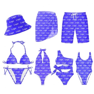 Traje de Baño Triangular de Lujo con Diseño de Logotipo 3D Personalizado ODM 2024, Bikini Mini con Tiras para Mujer, Chica y Pareja, Conjunto de Ropa de Playa - Product Image 2