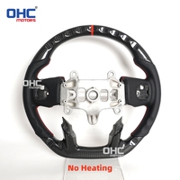 Volant en fibre de carbone véritable pour Dodge Ram 1500 2019+ avec ou sans chauffage, sans palettes de commande, en stock aux États-Unis