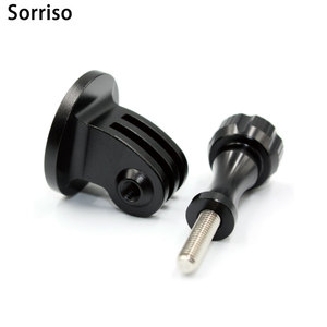 Adaptateur en aluminium SORRISO de haute qualité pour caméra d'<span class=keywords><strong>action</strong></span> GoPro Hero, moto, casque, trépied, support de fixation, accessoires - Product Image 6