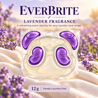 Capsules de lessive 12g parfum lavande, capsules de lavage violettes, capsules de lessive personnalisées OEM ODM sous marque privée