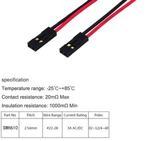 2.54Mm 2 Pin Perempuan untuk Perempuan Jumper Kawat Dupont Custom Wire Harness Kabel PCB Elektronik Proyek Diy percobaan - Product Image 5