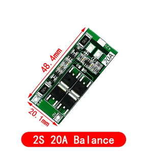 Carte de protection de batterie au lithium 18650 2S 20A 7.4V 8.4V / Carte BMS Standard/Équilibrage pour DIY - Product Image 2