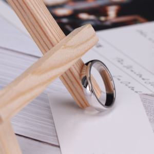 Cincin Perak Sterling OAHLAN 925 untuk Wanita, 2/4/6mm, Polesan Tinggi, Cincin Kawin & Pertunangan, Gaya Sederhana - Product Image 3