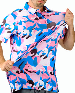 EW tytylish holholholholholholesale uublimation Ren T hirhirt it oisture icking ports ololf olo hirts ustomización. - Product Image 6