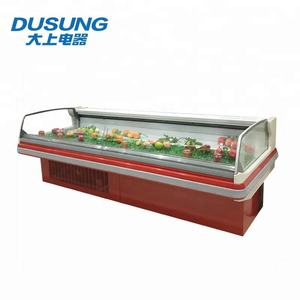 Congélateur vertical enfichable commercial d'affichage de viande d'air ouvert-2 ℃ au marchandiseur réglable de 5 ℃ pour la <span class=keywords><strong>boucherie</strong></span> de supermarché - Product Image 3