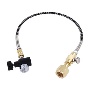 Adaptateur de recharge pour réservoir de dioxyde de carbone CO2 Soda Club, connexion W21.8-14 ou CGA320 pour accessoires de <span class=keywords><strong>paintball</strong></span> - Product Image 1