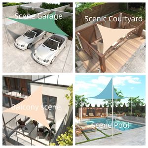 <b>Triangle</b> <b>Shade</b> <b>Sail</b> 4X4X4M HDPE UV Protected Waterproof Outdoor Garden Pool Car Cover - Product Image 4