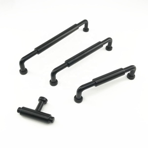 Maniglia e Pomello CX246 Neri per Mobili, Maniglia per Cassetti da Cucina in Lega di Zinco - Product Image 2