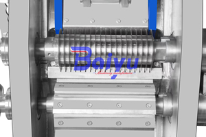 Machine à découper la viande congelée à grande échelle Baiyu, idéale <span class=keywords><strong>pour</strong></span> la lyophilisation des aliments <span class=keywords><strong>pour</strong></span> animaux et la fabrication de saucisses - Product Image 6
