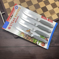 Couteau à steak très vendu, couteau à fruits, tomates et pain, lame ultra-affûtée dentelée pour couper la viande, idéal pour la cuisine domestique