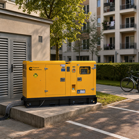 Générateur diesel silencieux Prime Power 100 kVA 80 kW alimenté par un moteur Cummins, triphasé 400/230 V, pour les communautés, certifié ISO CE