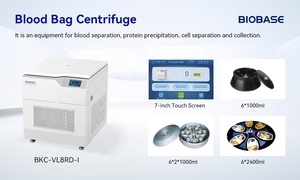 Centrífuga para Bolsas de Sangre BIOBASE W BKC-VL8RD-I, 8000 rpm, 14900xg, Motor de Frecuencia Variable sin Mantenimiento, Centrífuga para Laboratorio - Product Image 2