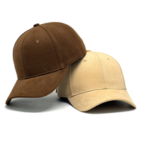 Casquette de baseball haut de gamme à visière, taille grande, avec logo brodé personnalisé, calotte surélevée, dessus rigide, en tissu brossé, pour hommes et femmes, style décontracté