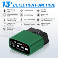Vgate VLinker FD+ (BLE4.0) Forscan Bluetooth/WiFi OBD2 Adapter Pemindai BLE untuk IOS Android