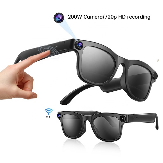 2026 New AI Smart Glasses 1080P Video Camera Wi-Fi Photo Recording Al Translation ISO/Android Magnetic Charging Sports Glasses