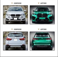 Kit de carrosserie de conversion pour BMW X5 F15 vers G05 X5m, tuning F15, pare-chocs de voiture, kit carrosserie F15, sans découpe