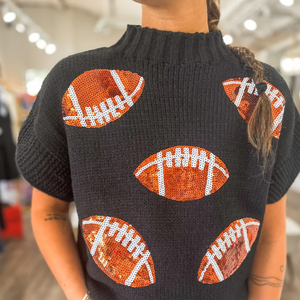 Maglione da <span class=keywords><strong>Donna</strong></span> Personalizzato OEM & ODM, Pullover a Righe Arancioni e Bianche, Collo Tondo, Maglione Lavorato a <span class=keywords><strong>Maglia</strong></span> Stile Rugby - Product Image 2