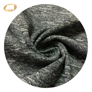 Heather ลายโพลีเอสเตอร์สแปนเด็กซ์ Wicking Slub ผ้าสำหรับกีฬาเสื้อ - Product Image 2