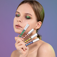 Maquillage des yeux Waterproof Holographic Color Change Multichrome Shimmer Cameleon Liquid Eyeshadow