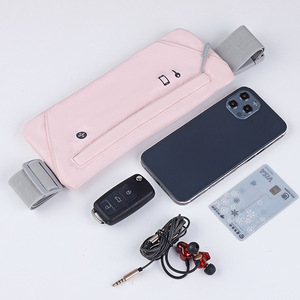 Sac bandoulière ultra-fin, sac de sport pour la taille et la poitrine, hommes et femmes, léger, ceinture de course en plein air, sacs pour téléphone portable, sacs de jogging - Product Image 4