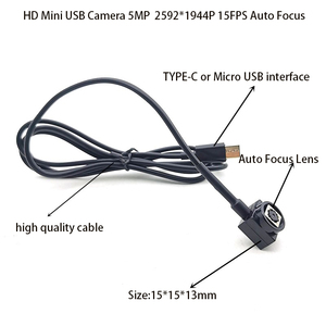 Webcam Lấy Nét Tự Động Góc Rộng AF 15*15Mm Type-C OTG 2592*1944 30 Khung Hình/GIÂY 5MP Mô Đun <span class=keywords><strong>Camera</strong></span> USB Giám Sát CCTV Mini Tốc Độ Cao UVC OTG - Product Image 4