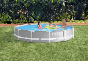 <span class=keywords><strong>Piscine</strong></span> <span class=keywords><strong>hors</strong></span> <span class=keywords><strong>sol</strong></span> ronde <span class=keywords><strong>INTEX</strong></span> 26700, 10 pieds x 30 pouces, ABS, résistante aux perforations, 3 plis, <span class=keywords><strong>pour</strong></span> la famille et les enfants, capacité de 1185 gallons - Product Image 6