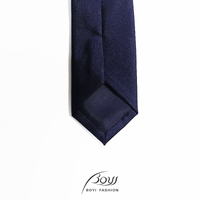 Cravate en soie écologique bleu marine à motif cachemire avec logo personnalisé, tissage haute densité, pour pilote, uniforme de compagnie aérienne, personnel de bord, formel