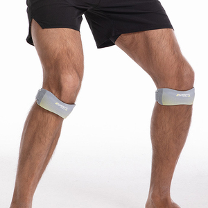 Adjustable Lightweight Breathable Spandex <b>Nylon</b> Hook Loop Closure Patellar Tendon Support Knee Brace for Sports Protection Pain - Product Image 1